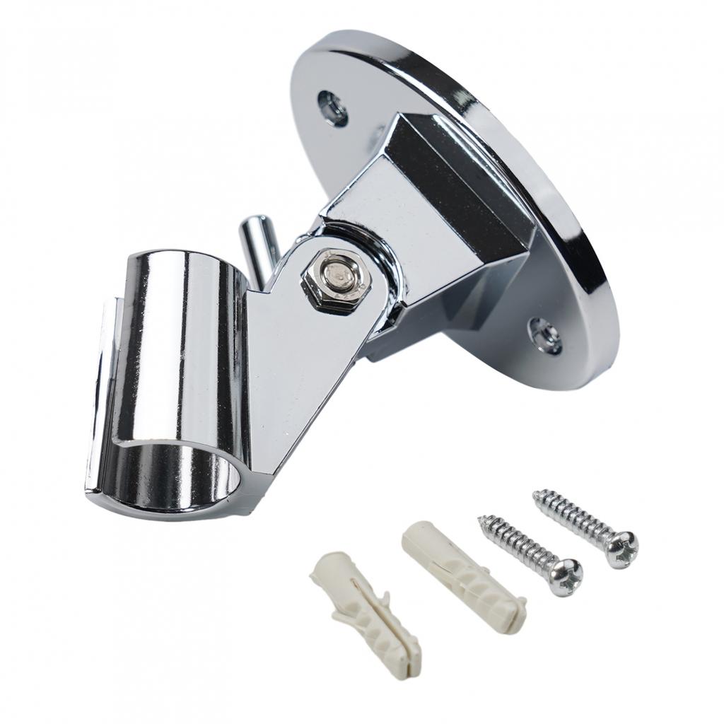 1*Silver Shower Holder Shower Bracket, For Large And Small Diameter Shower Hoses