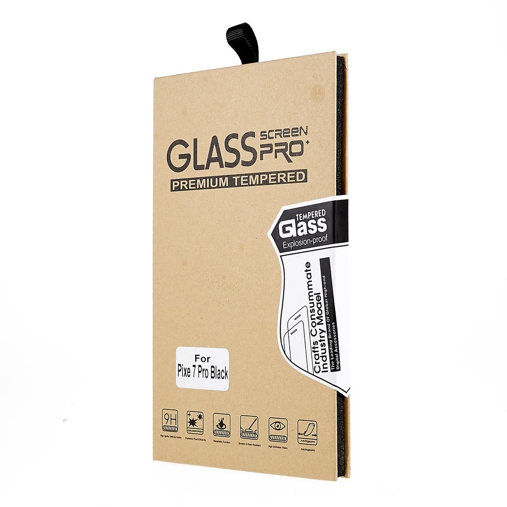 Tempered Glass Full Screen Film for Google Pixel 7 Pro 5G,Full Glue Silk Printing Screen Protector