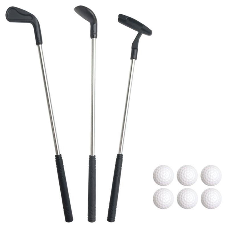 

Compact Tabletop Miniature Golf Kits with 3 Putters for Office Breaks and Home Entertainment Table Game Desk Golf Set 1