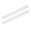 10 Pcs Loose Leaf Binding Spine 30 Hole Cuttable Wear Resistant PP Plastic 10mm Binding Comb for Student