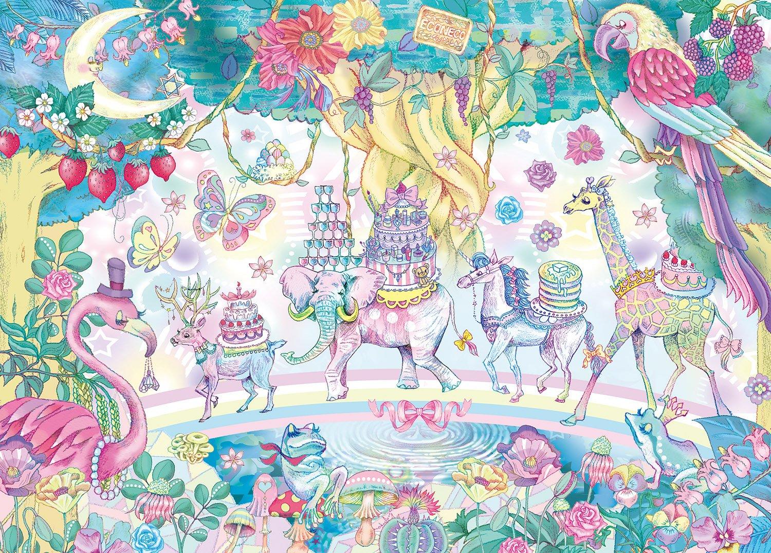 

jigsaw puzzle ECONECO Flower Parade 500-piece (38x53cm)