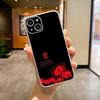 Tokyo-Red Spider Lily-Ghoul Phone Case For iPhone17,16,15,14,13,12,11 ,Pro Max,16/15/14 Plus  XS Soft Silicone Transparent Cover