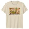 Watercolor Bicycle Flowers Rustic Cycling Lifestyle Unisex TShirt Unisex Unisex Top