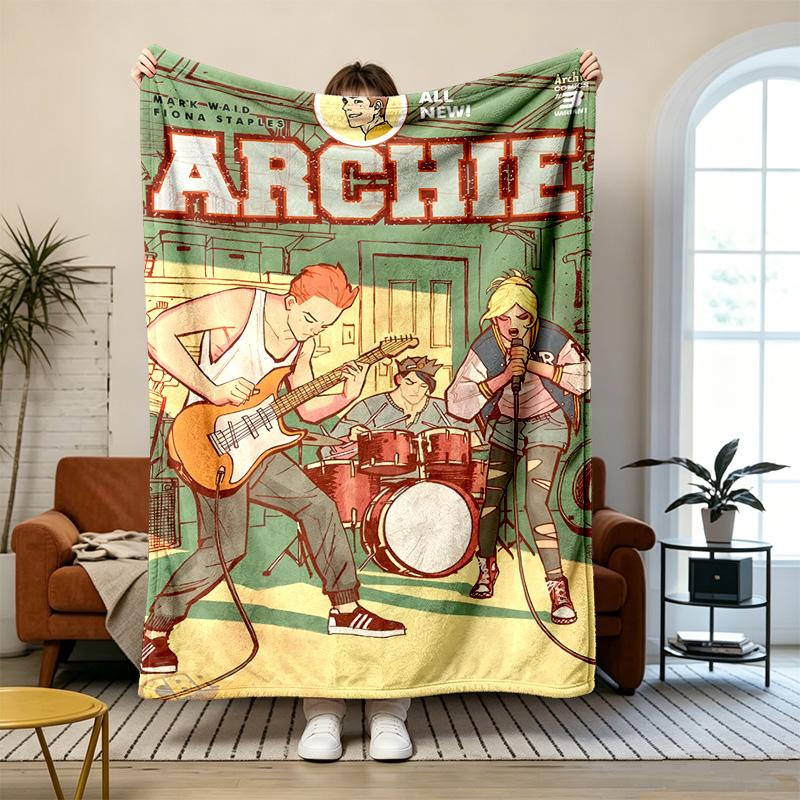 Archie ComicsSoft and Comfortable Flannel Suitable for Sofas Living Rooms Outdoor Camping Travel and Also Makes a Great Anniversary Gift