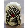 Death-themed Character Skull Resin Craft Skull Model Ornament for Aquarium Landscaping and Halloween Decoration Psychological Sand Table
