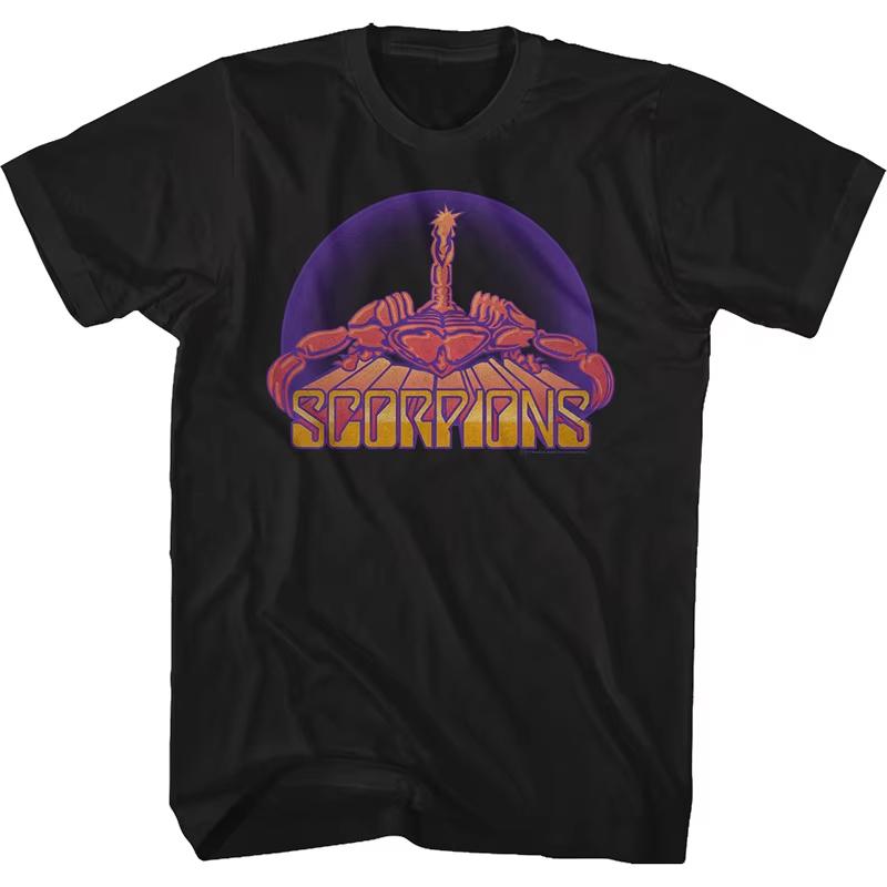 2025 The Scorpions1984 Hip Hop Móda Bavlněná Trička Grafická Unisex Muži Ženy Krátký Rukáv Letní Kulatý Výstřih Tričko