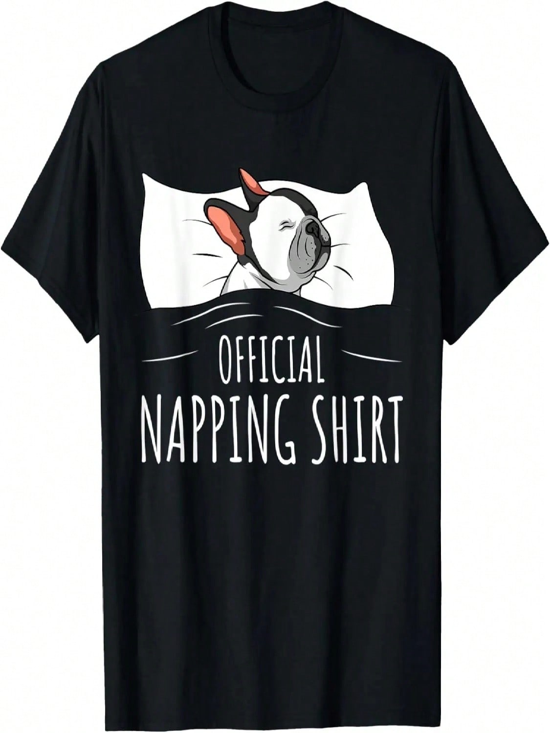 Sleeping French Bulldog Pyjamas Official Napping T-Shirt S разноцветный