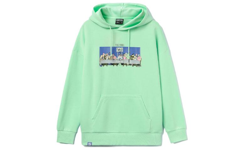 Li Ning Sweatshirt Unisex Water Wave Green AWDR417-4 XXL