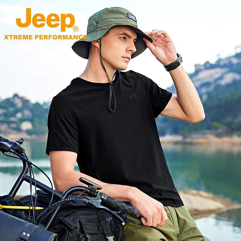 JEEP Men s Summer Quick-Dry Hiking Sports T-Shirt L 4600₽