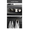 Mini Hook In The Car Center Console Seat Back Camellia, Bear, Multi-functional Storage ABS Data Cable Small Hook Auto