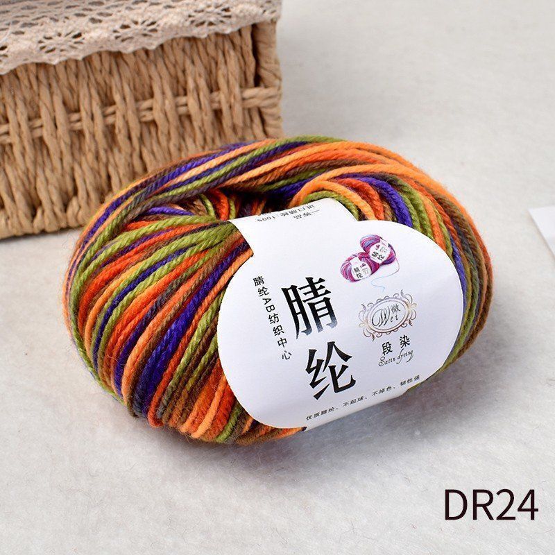 Scarf Thread, Wiring, Table Tennis Yarn, Doudou Thread, Dotted Yarn, Hand-Woven Colored Ball Doudou Wool, Stick Needle Thread