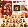 Regalo para Niños Calendario de Adviento de Navidad Pomerania, Calendario de Adviento de 24 Días con Adornos de Perro de Acrílico 2D, Decoración para Colgar en el Árbol, Amantes de las Mascotas Niños
