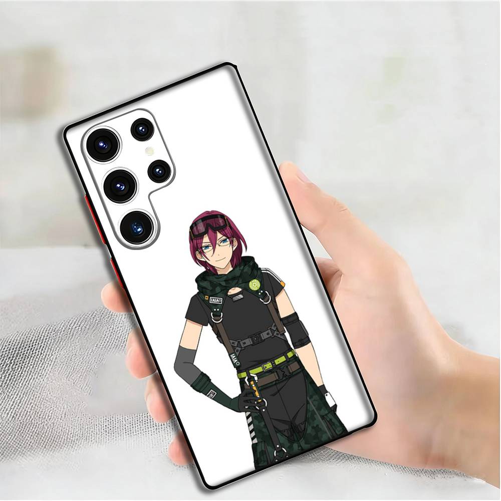 I-Ibara S-Saegusa Kostüm Show Telefon Silikonhülle für Samsung S24,22,20,23,21,20 Ultra Plus Lite 5G Druckabdeckung