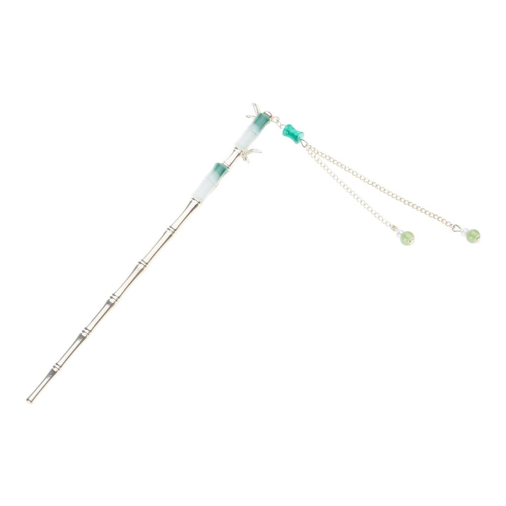 Ancient Style Metal Hair Stick For Women Elegant Hairpin For Wedding Party And Daily Use With Flower and Tassels Decors