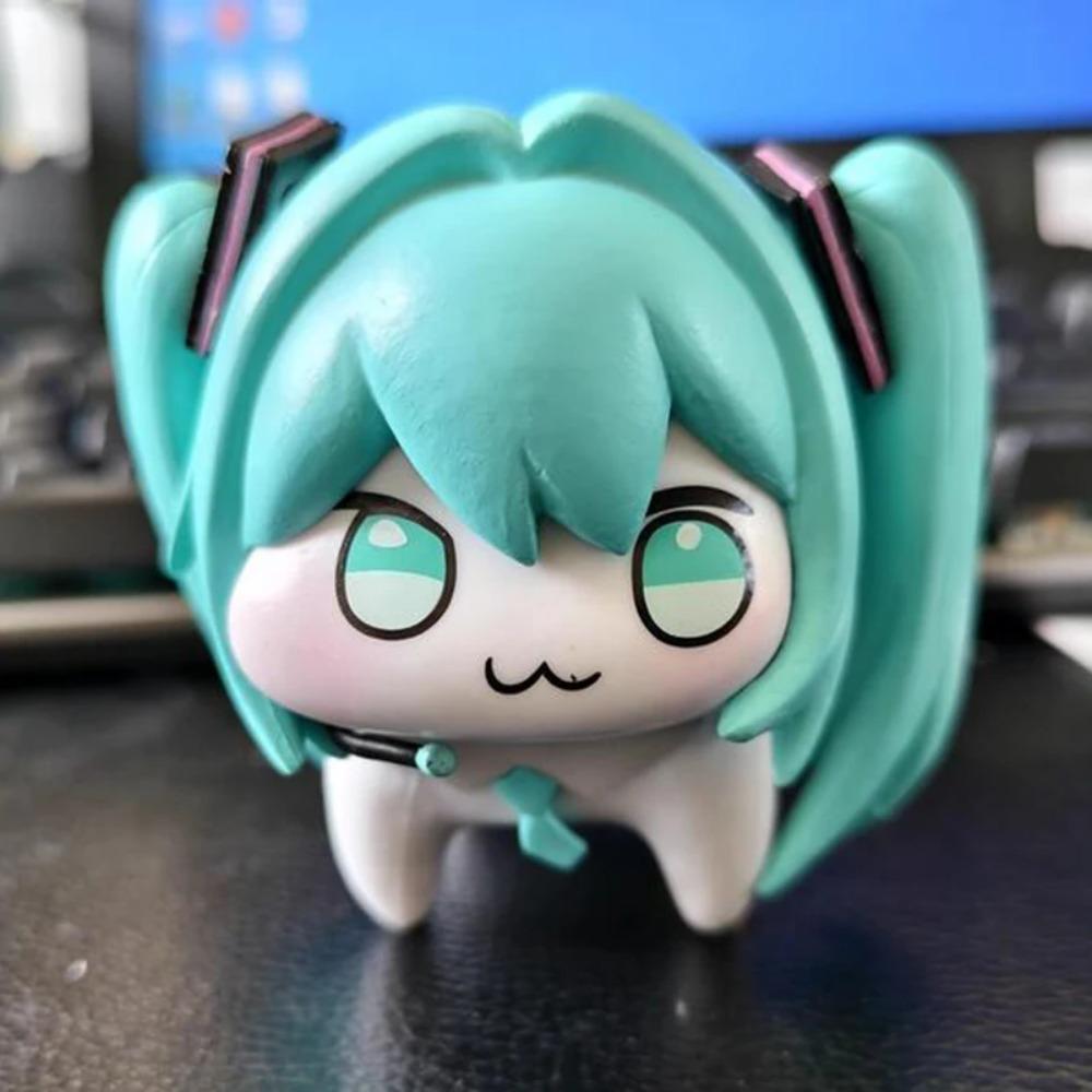 7cm Heiß Hatsune Miku Actionfiguren Q Version PVC Anime Modellfiguren Kawaii Cartoon Niedlich Desktop Dekoration Spielzeug Festival Geschenk
