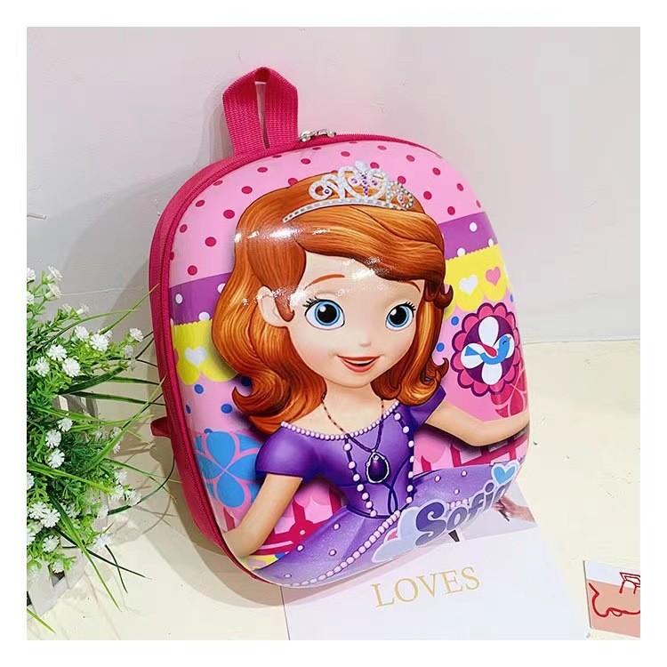 Cartoon Car Cute Printed Backpack Children Backpack Suitable For Outing School