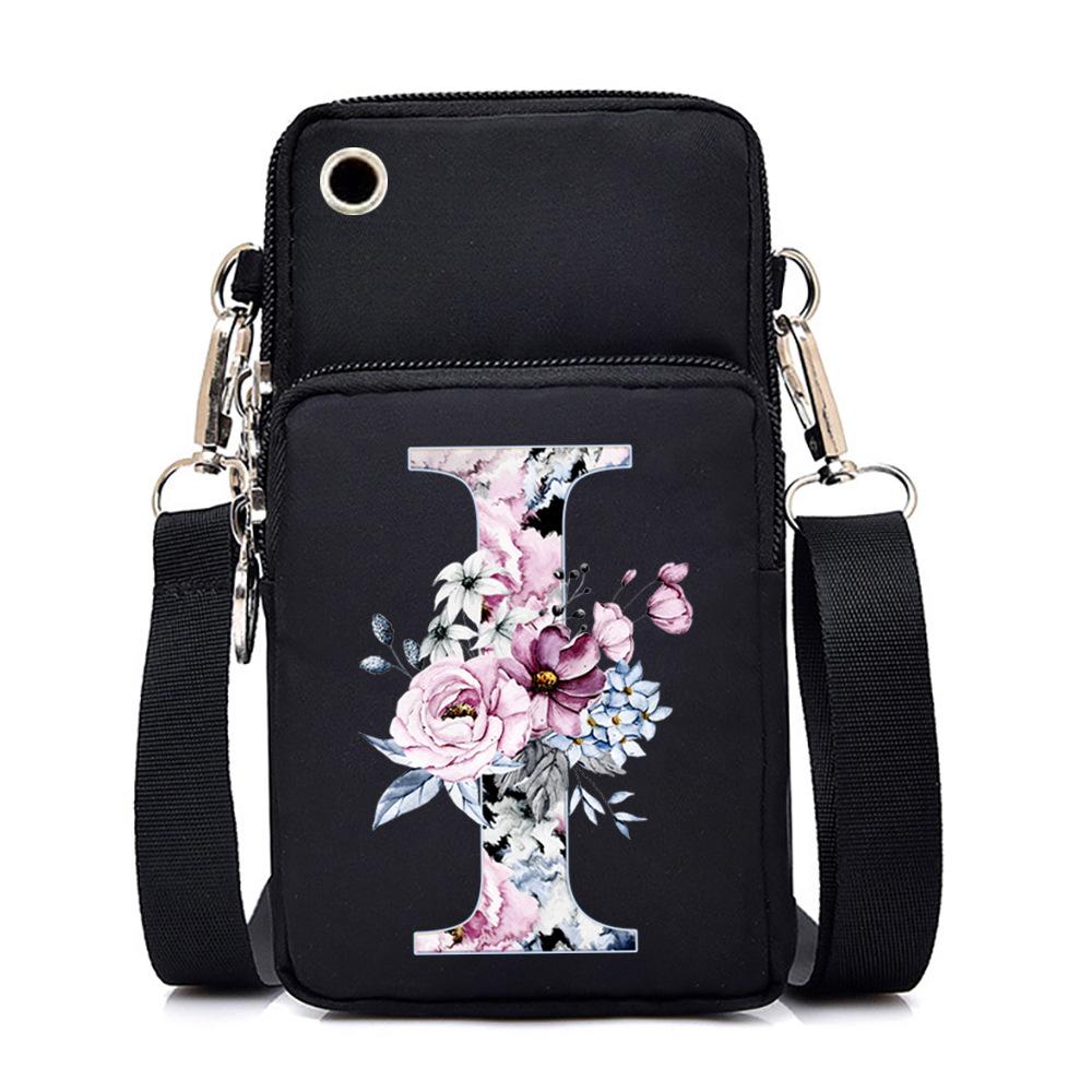 Printed casual portable messenger bag new shoulder bag multi-function fashion mobile phone bag