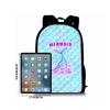 Mermaid Print Single Layer Backpack for Boy/Girls Best Gifts 2D Flat Cartoon School Bag for Children Bags