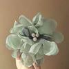 New Sweet Flower Pearl Hair Clip for Women Mesh Gentle Elegant Pan Hair Shark Clip Temperament Girl Hair Accessories