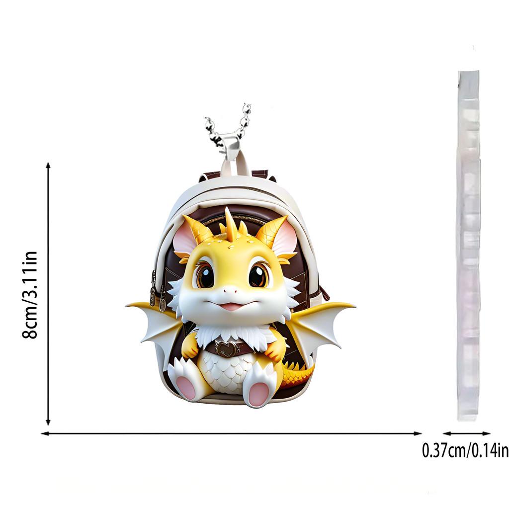 

Whimsical Acrylic Dragon Car Accessory Ideal For Eyecatching Interior Style