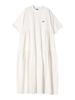 Ships Colors Allen A: Custom-Made USA Cotton Tiered Dress (Hand Washable), 224520045, Off-White, One Size