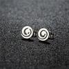 Golden Minimalist Stainless Steel Stud Earrings for Women Circle Hexagon Cross Square Cup Earings Piercing Jewelry Gifts