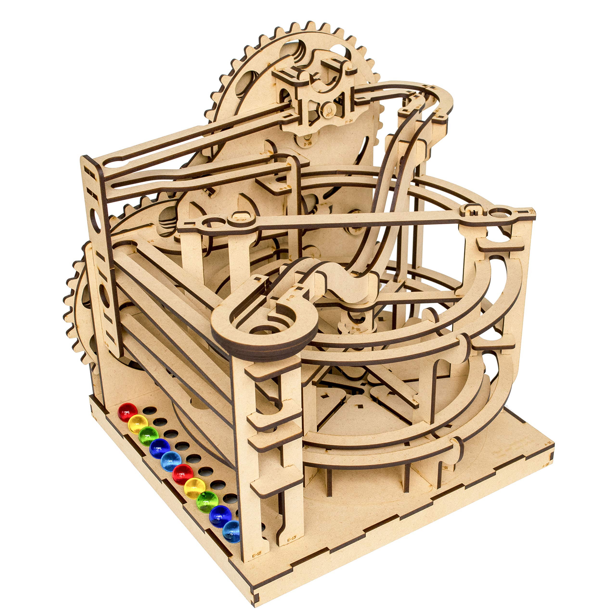 Tsukurou Marble Coaster Assembly Kit Wooden Puzzle 3D Puzzle (Beecos)