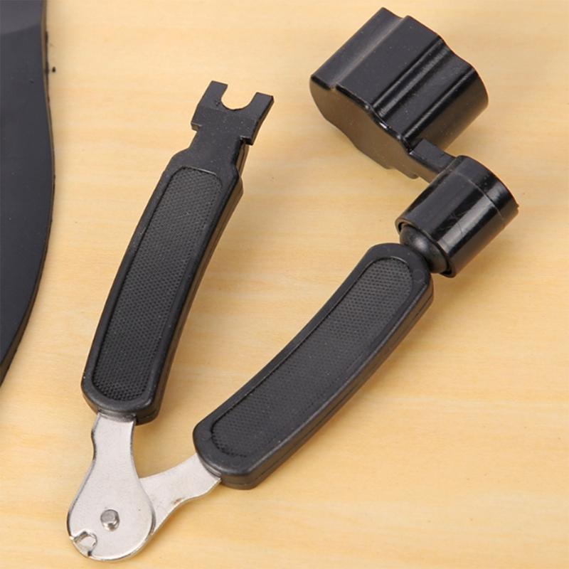 Guitar String Winder Tool 3 In 1 String Pegs Tuner Winder Guitar Maintenance Tool