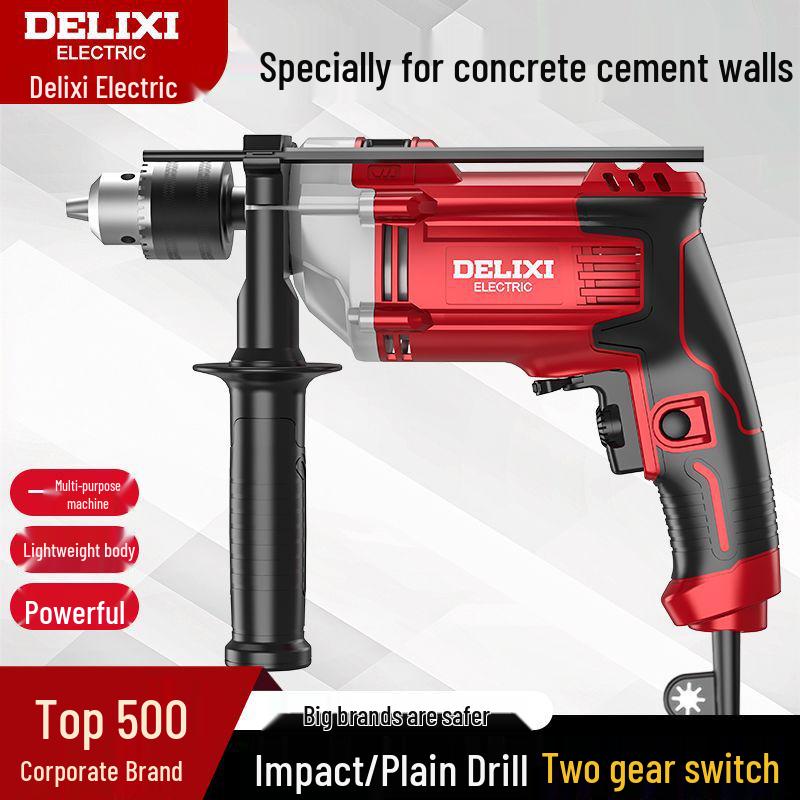 Delixi Multifunctional High-Power Electric Hammer Drill & Screwdriver