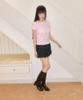 Syakili Nico Lace Tiered Mini Skirt (Black)