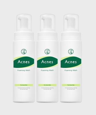 Acnes Foaming Wash Bubble Cleanser 200ml [3pack]