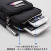 BAGZY Shoulder Waist Smartphone Hiking Pouch with Carabiner and Shoulder EDC Molle Tactical Sports Waist Card Crossbody Small Item Gadget Smartphone