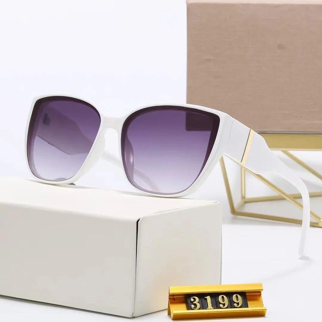 

2024 новые модные квадратные солнцезащитные очки для женщин и мужчин, брендовые дизайнерские солнцезащитные очки с градиентом «кошачий глаз» для женщин, очки для вождения и шоппинга белый