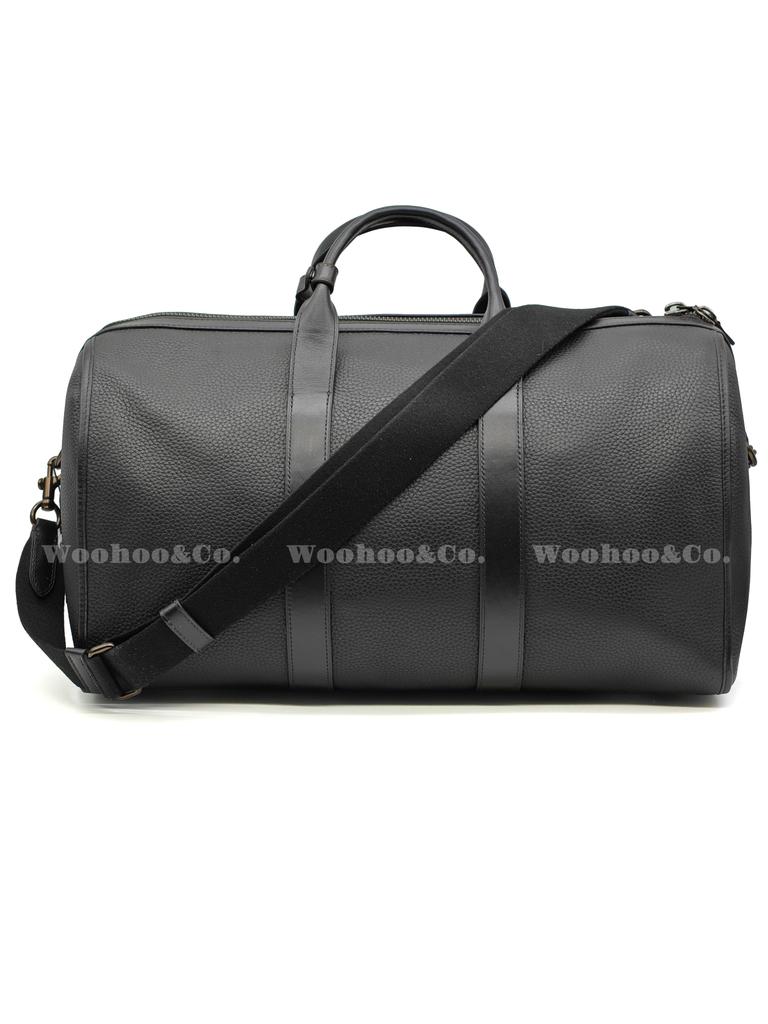 Coach Gotham 45 Zipper Closure Adjustable Shoulder Strap Pebble Leather Tote Shoulder Travel Bag Men Bags CV957-BLKA