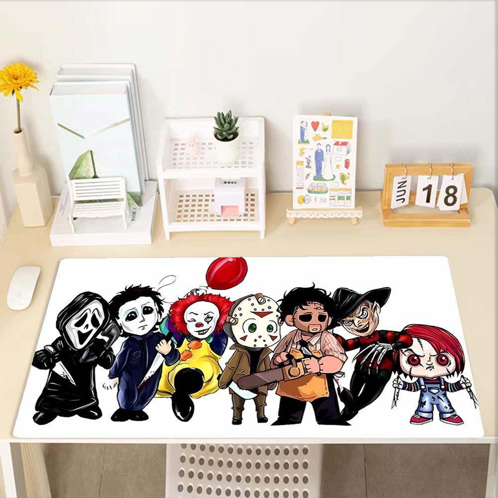 Halloween horror Theme Mouse Pad, Non Slip Rubber Base, Multifunctional Office & Home Decor, Perfect for Workspace Personalization.