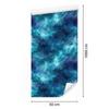 Watercolor Galaxy Wallpaper Blue, Turquoise and Navy Blue 50x1000