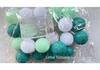 LED Cotton Ball String Lights for Girly Rooms, Festivals, and Christmas Decor