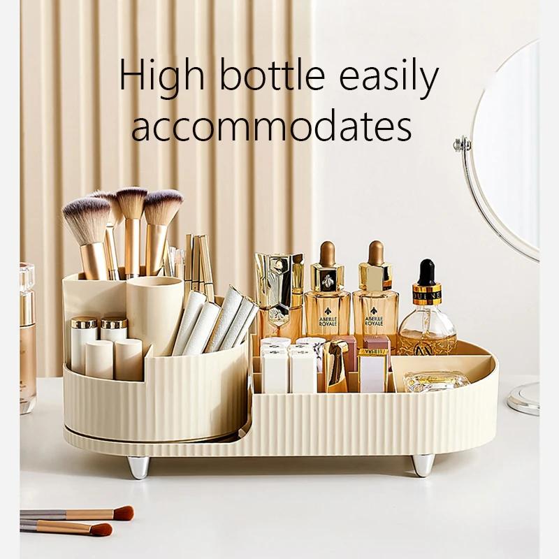 Makeup Organizer Cosmetic Box Rotating Pen Holder Bathroom Organizer Plastic Organizing Boxes Acrylic Organizer Mom box