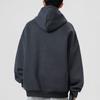 Solid Color Half Zip Hooded Sweatshirt Men Loose Casual Daily Pullover Hoodie
