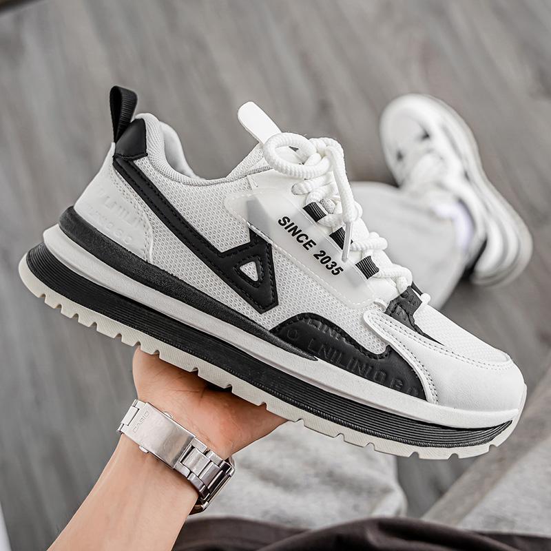 Versatile Trendy Internet Celebrity Same Style Light Luxury Fashionable Casual Shoes Spring and Autumn New Retro Men's Shoes
