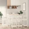 VidaXL 9-Piece Bar Set Bistro Furniture Set Dining Room Kitchen Pub Furniture Indoor White 3124723