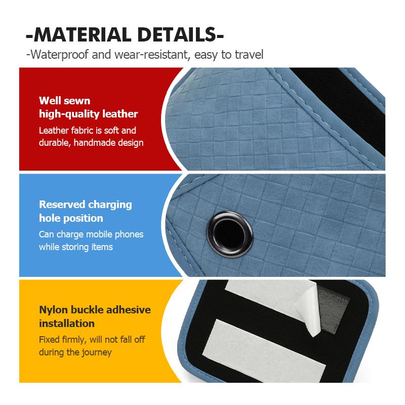 Car Door Storage Boxes Drink Card Key Sunglasses Holder Storage Bags Accessories For KIA Stinger Optima Cerato Soul Venga Forte