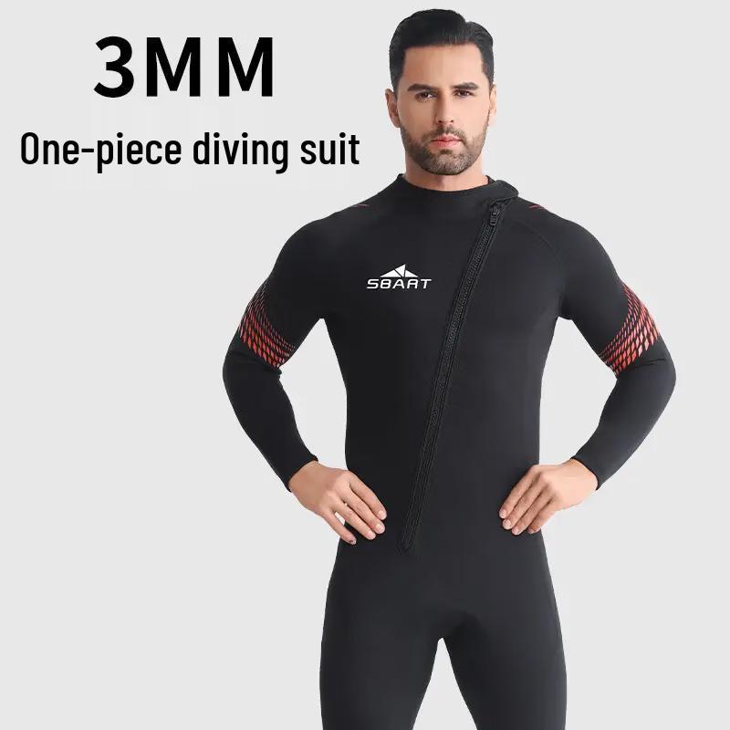 SBART 3MM Thermal Full-Body Wetsuit L
