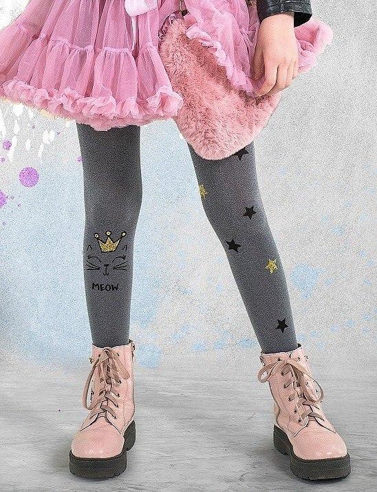 Strumpfhose Knittex DR 2327 Tigger Melange 3D 50 den 104-158 Knittex