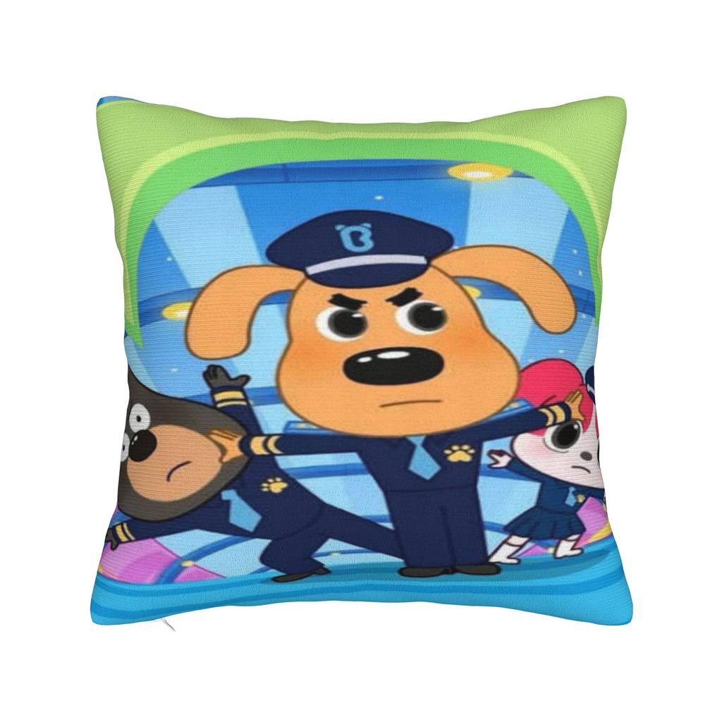 Sofa Decorations Safety Sheriff Labrador? Pillowcases Merch Pillow Cover Square Multiple Sizes