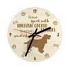 English Cocker Spaniel - Clock with Dog, Wooden Clock with Engraving, Personalised Clock by