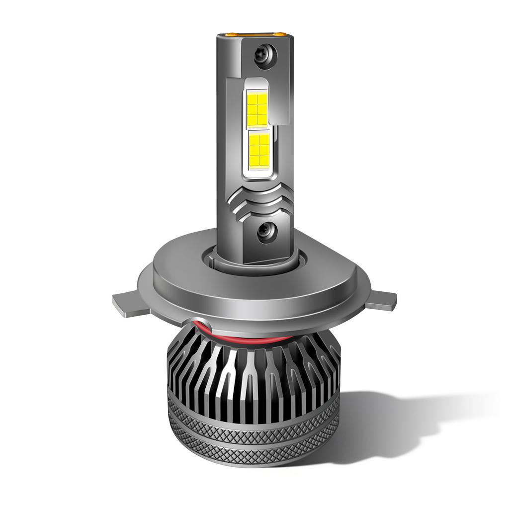4300K Warm Yellow Led Headlight 70W High Power Double Copper Tube Car Led Headlight 12V24VH7H1H4