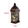 Retro Style Hanging Hollow Carved Light Battery Operated Desk Lamp for Room Ornament