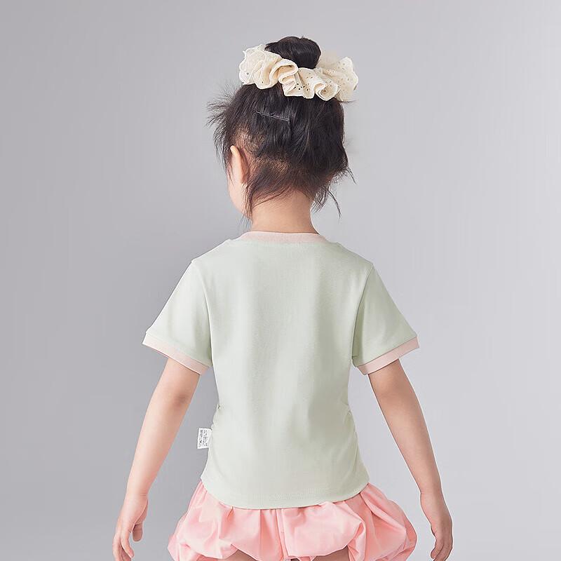 Girls  Summer Short Sleeve T-shirt 120