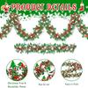 Hanging Xmas Tree Decor Ribbon 2m Tinsel Garland Christmas Snowflake Pendant  Indoor Outdoor